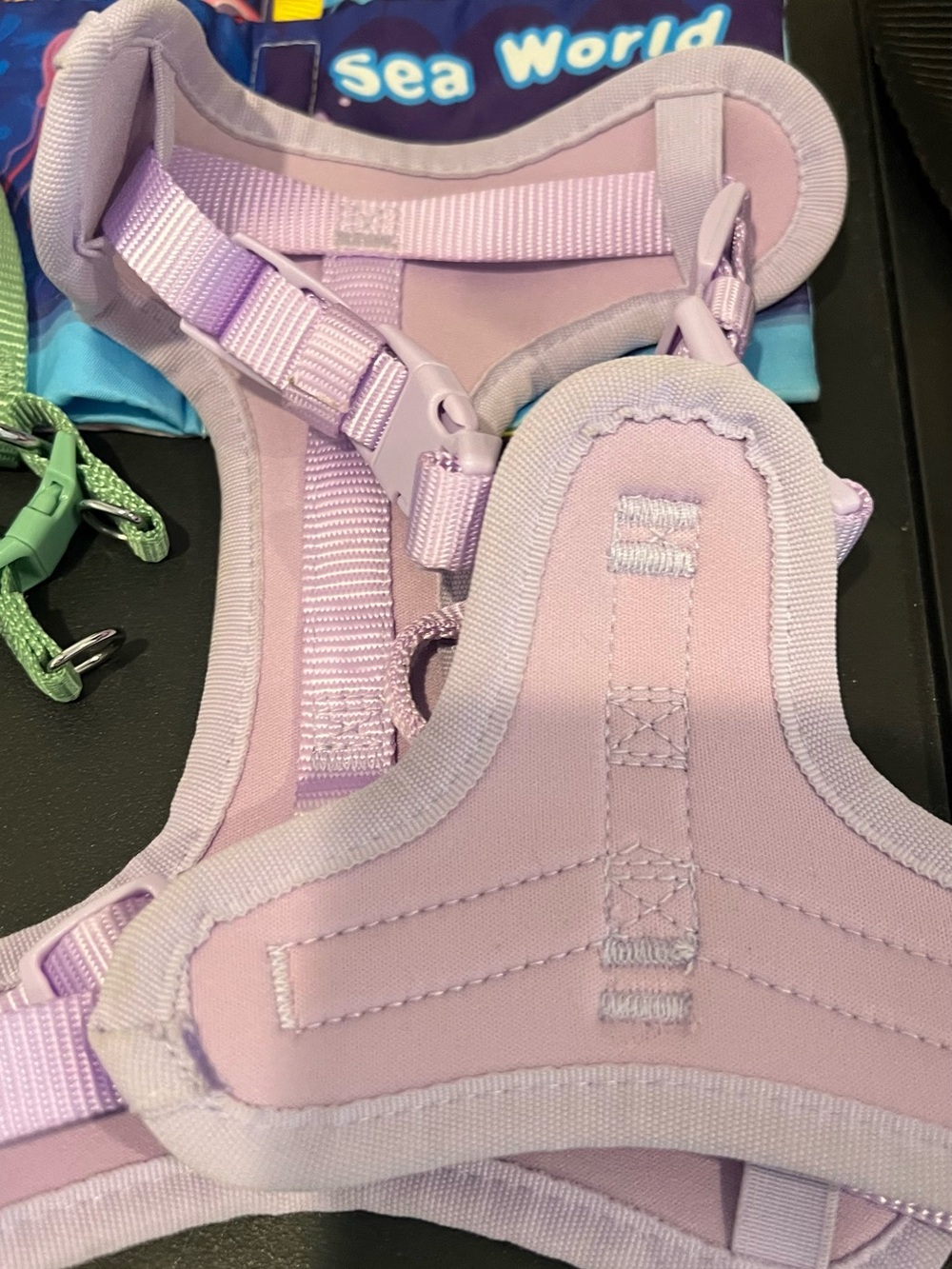 Dogs Lavender Soft-Padded Harness, toys & some other dogs stuff